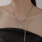 Pendant Stainless Steel Choker Silver - One Size