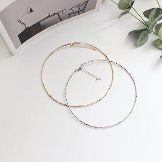 Textured Metal Choker