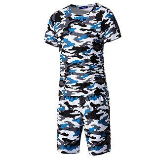 Set: Camouflage Short-sleeve T-shirt + Shorts