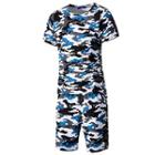 Set: Camouflage Short-sleeve T-shirt + Shorts
