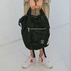 Zipped Polyester Backpack