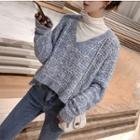 Melange Sweater Blue - One Size