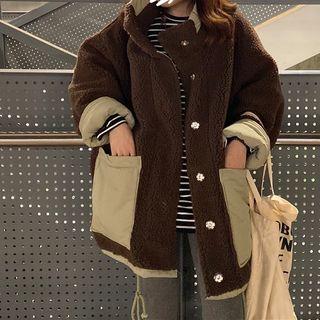 Reversible Padded Coat As Shown In Figure - One Size