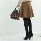 Flared Knit Skirt In 8 Colors
