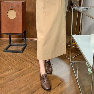 Wing Tip Oxford Flats