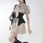 Mini A-line Shirt Dress / Corset Belt / Suspender Midi Mermaid Skirt / Wide Leg Shorts / Camisole Top / Blouse (various Designs)