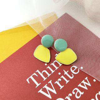 Glaze Irregular Dangle Earring