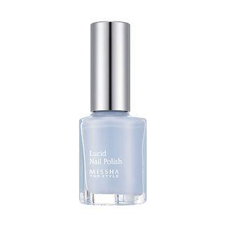 Missha - Lucid Nail Polish #bl04 Blue Iris