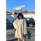 Boxy-fit Rib Knit Dress