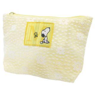 Snoopy Initial Lace Pouch (m)