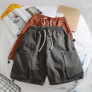 Pocket Drawstring Shorts