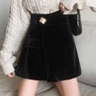 Velvet Mini A-line Skort