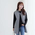 Crew-neck Neoprene Zip-up Vest