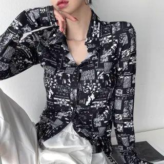 Graphic-print Slim-fit Shirt