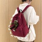Plain Linen Backpack