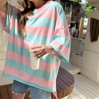 Over-fit Stripe T-shirt