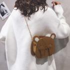 Chain Strap Bear Crossbody Bag