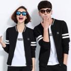 Couple Matching Set: Zip Jacket + Pants / + Short Sleeve T-shirt