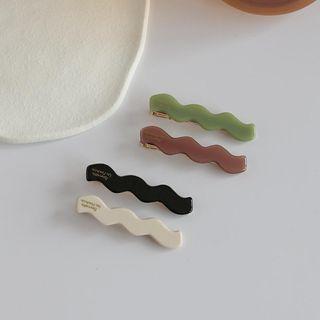 Wavy Acrylic Hair Clip
