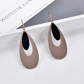 Stainless Steel Drop Earring 1 Pair - As Shown In Figure - One Size