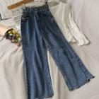 Details High-waist Wide-leg Jeans