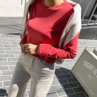 Soft-touch Cropped T-shirt
