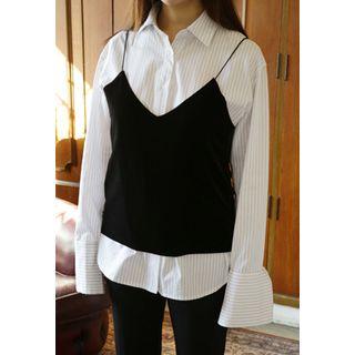 Spaghetti Strap Velvet Top