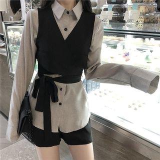 Cropped Vest / Shirt / Shorts / Set