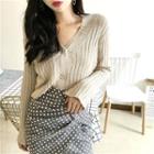 Long Sleeve Cropped Cardigan