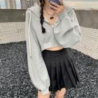 Long-sleeve Loose-fit Hooded Jacket