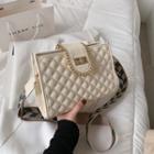 Quilted Chain Detail Crossbody Bag