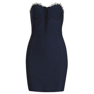 Embellished Mini Tube Dress