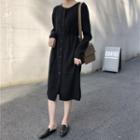Tie-waist Midi Cardigan