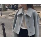 [dearest] Single-breasted Wool Jacket (blue) One Size
