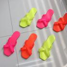 Cross-strap Neon Color Flip-flops