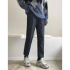 Stitch-trim Straight-leg Jeans