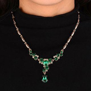 Set: Necklace + Drop Earring