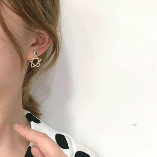 Star Earrings As Figure - One Size