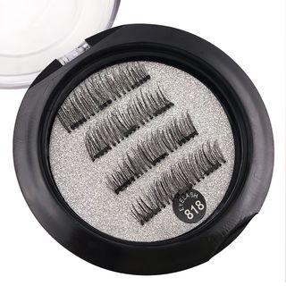 Magnetic False Eyelashes 818 - Black - One Size