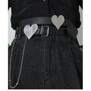 Heart Buckle Belt / Waist Chain / Set