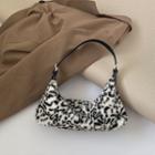 Fluffy Leopard Print Handbag