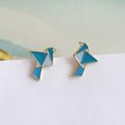 Alloy Origami Bird Earring