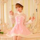Long-sleeve Bow-accent Lace Dress