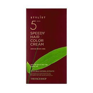 The Face Shop - Stylist 5 Minutes Speedy Hair Color Cream #7w Wine Brow