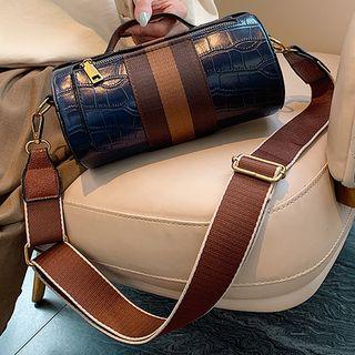 Croc Grain Barrel Bag