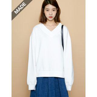 V-neck Oversized Pullover