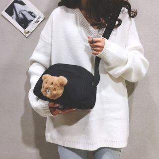 Bear Detail Crossbody Bag