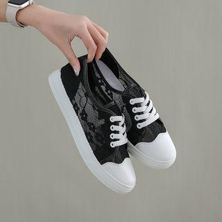 Lace Canvas Sneakers