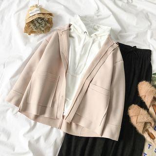 Single-breasted Jacket / Wide-leg Pants