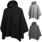 Drawstring Hooded Cape
